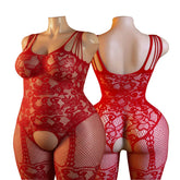 Adult Mesh Bodysuit Temptation Semi Transparent Fish Underwear Jumpsuit Unobstructed Underwear Full Bodystockings