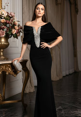Bardot Crystal Detail Maxi Dress Black