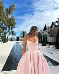 Bustier A Line Mesh Detail Midi Dress Pink
