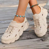 Casual Ankle Strap Thick Bottom Non-slip Beach Style Flat Shoes
