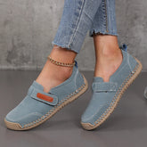 Casual Comfortable Buckle Slip On Sticking Leather Loafers