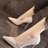 Casual Hollow Pointed Single Shallow Baotou High Heels