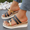 Casual Non Slip Lightweight Slip On Platform Wedge Heel