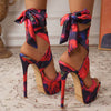 Casual Open Toe Banquet Stripper Pole Platform Sandals