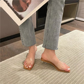 Casual Outdoor Beach Peep Toe Crystal Round Ball Heels