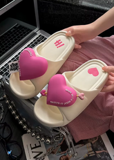 Casual Platform Love Indoor Cloud Outside Slide Slipper