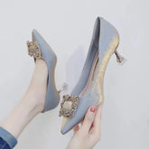 Classics Comfort Geometric Patent Leather Stiletto High Heel Sandal