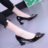Classics Pointed Toe Patent Leather Office And Party High Heel