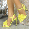 Elegant Buckle Strap Open Toe High Heels