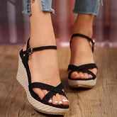 Formal Waterproof Platform Thick-soled Wedge-High Heeled Sandals