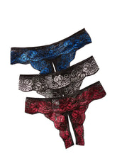 Lace Romantic Floral Thong Soft Underwear G-string Com