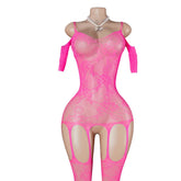 One Piece Open Bra Crotchless Underwear