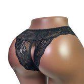 Open Crotch Panties Mesh Perspective Underwear Ladies Lace