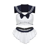 Porno School Girl Costumes Cosplay Babydoll Lingerie Suspender Student Uni