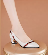 Professional Shallow Mouth Comfortable Pointed Thick Heel