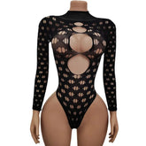 lingerie black hollow erotic teddy Elastic tight fitting underwear costumes intimates Gifts