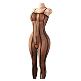 Sheer Stretchy Body Stocking Mesh Long Socks Female Underwear Black Crotchless Summer Erotic Lingerie Exotic Sling Bodysuit