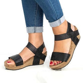 Strappy Wedge Sandals Open Toes Open Heels