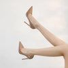 Trend Luxury Pumps Shiny Bottom Pointed Toe High Heels Party Elegant Shoe
