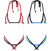 lingerie three-piece bikini see-through T-back seductive bra and panties thong swimsuit set