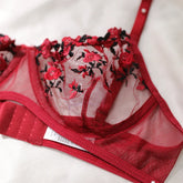 porn suit Push Up Thin Bralette Set Seductive Underwear Exotic Bra embroid Print Brassiere Stylish Adult Lingerie