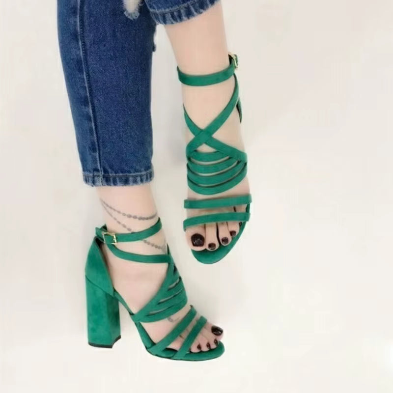 Elegant Design Strap Bandage Ankle Strap High Heels