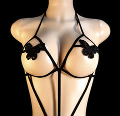 Thong Underwear Female Atmosphere Bikini Popular Fashion Couple Sleepwear Set Lingerie Rope Temptation Halter Bodysuit