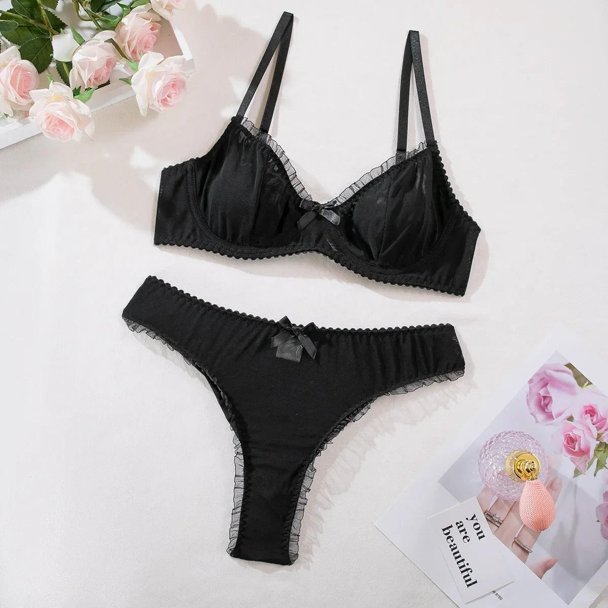2Pcs Bra & Brief Set