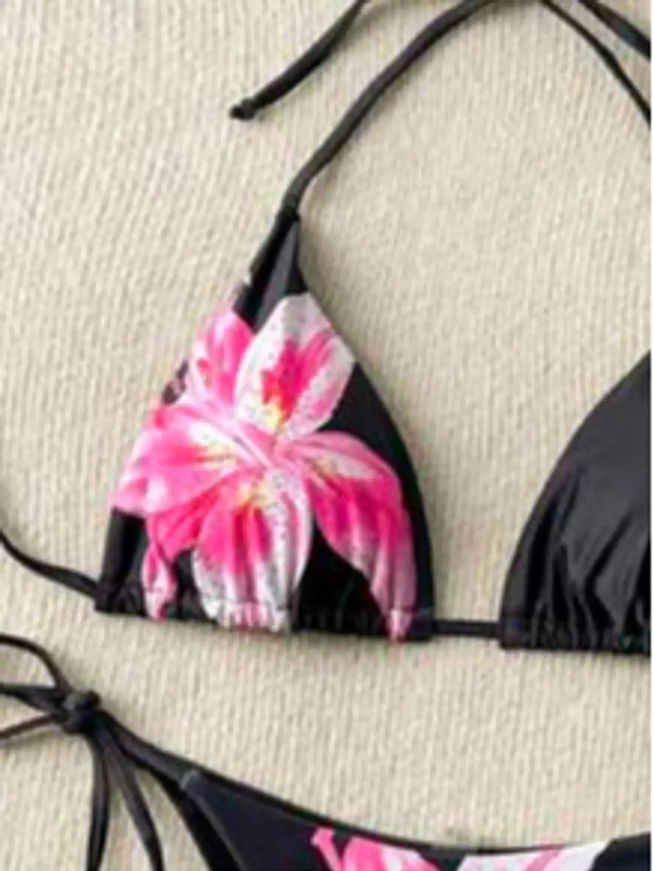 3 Pieces Leopard Print Bikini Set