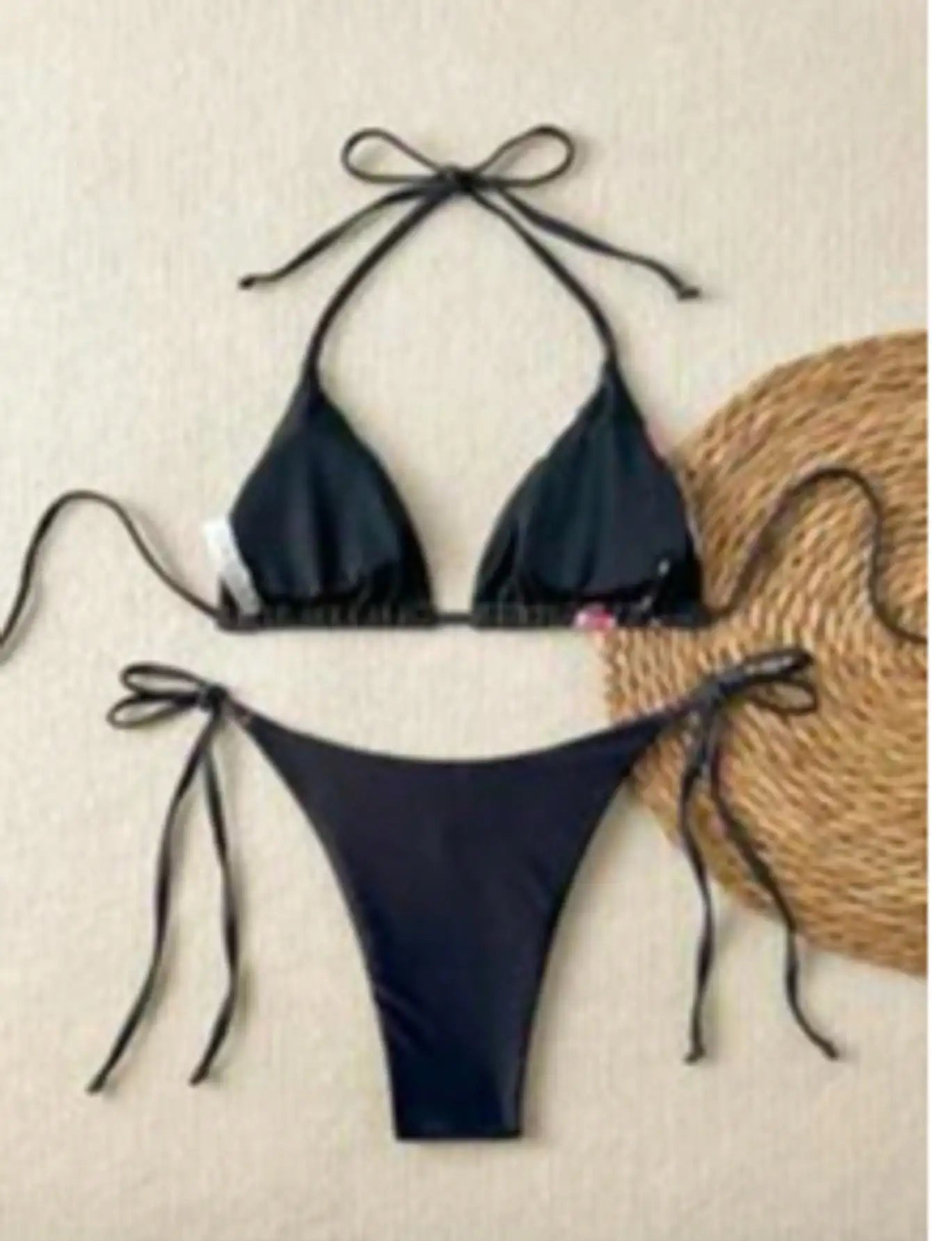 3 Pieces Leopard Print Bikini Set
