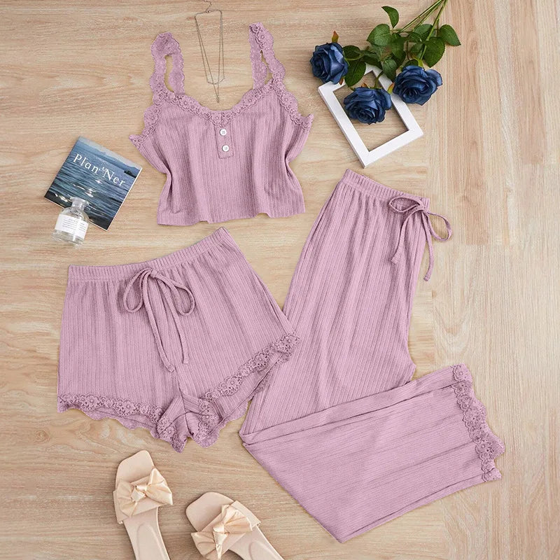 3PCS Pajamas Set