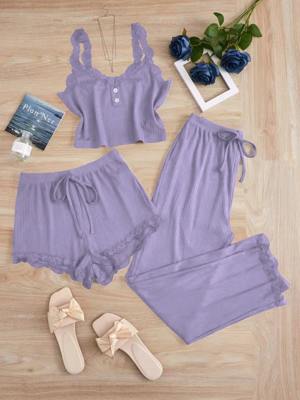 3PCS Pajamas Set