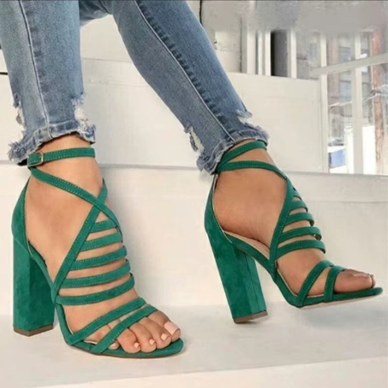Elegant Design Strap Bandage Ankle Strap High Heels