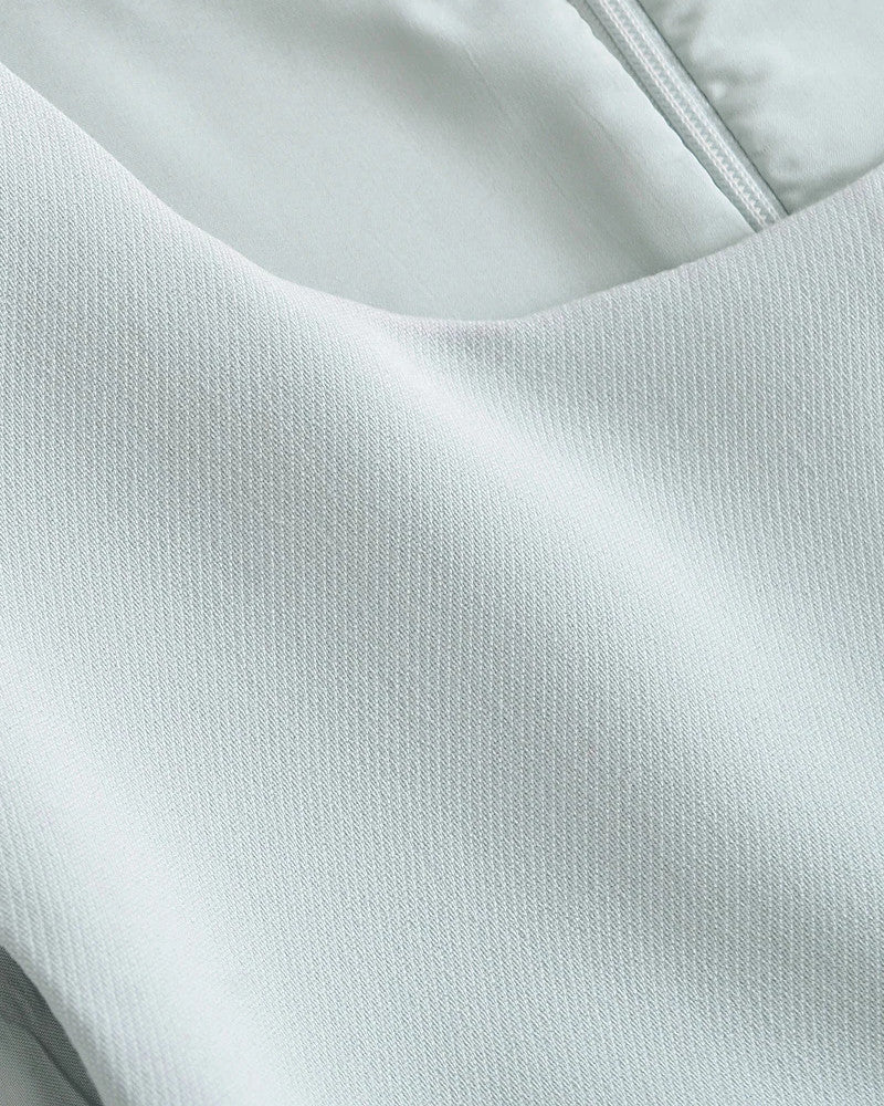 Skater Design Dress Light Blue