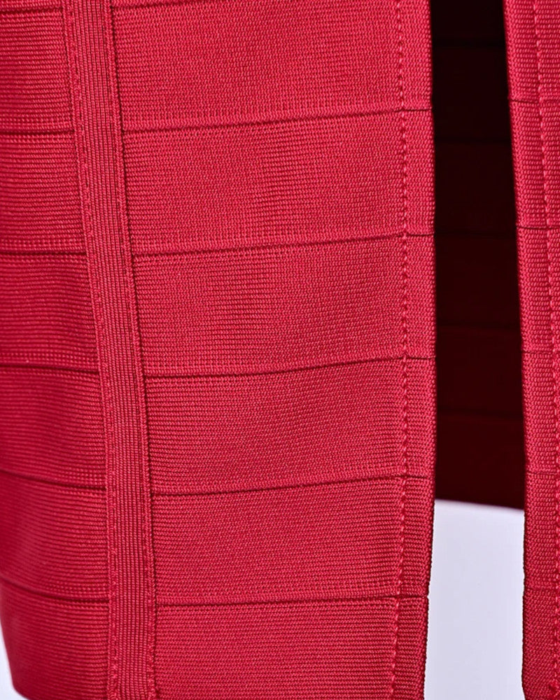 Bardot Design Midi Dress Red