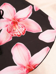 Bikini Set 3pcs/Set Summer Beach Vacation Outfit - Halter Triangle Backless Bikini Top