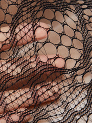 Black Full Body Tights Expose Chest Transparent One-piece Underwear Mesh Erotic Fetish Lingerie Adult Costume