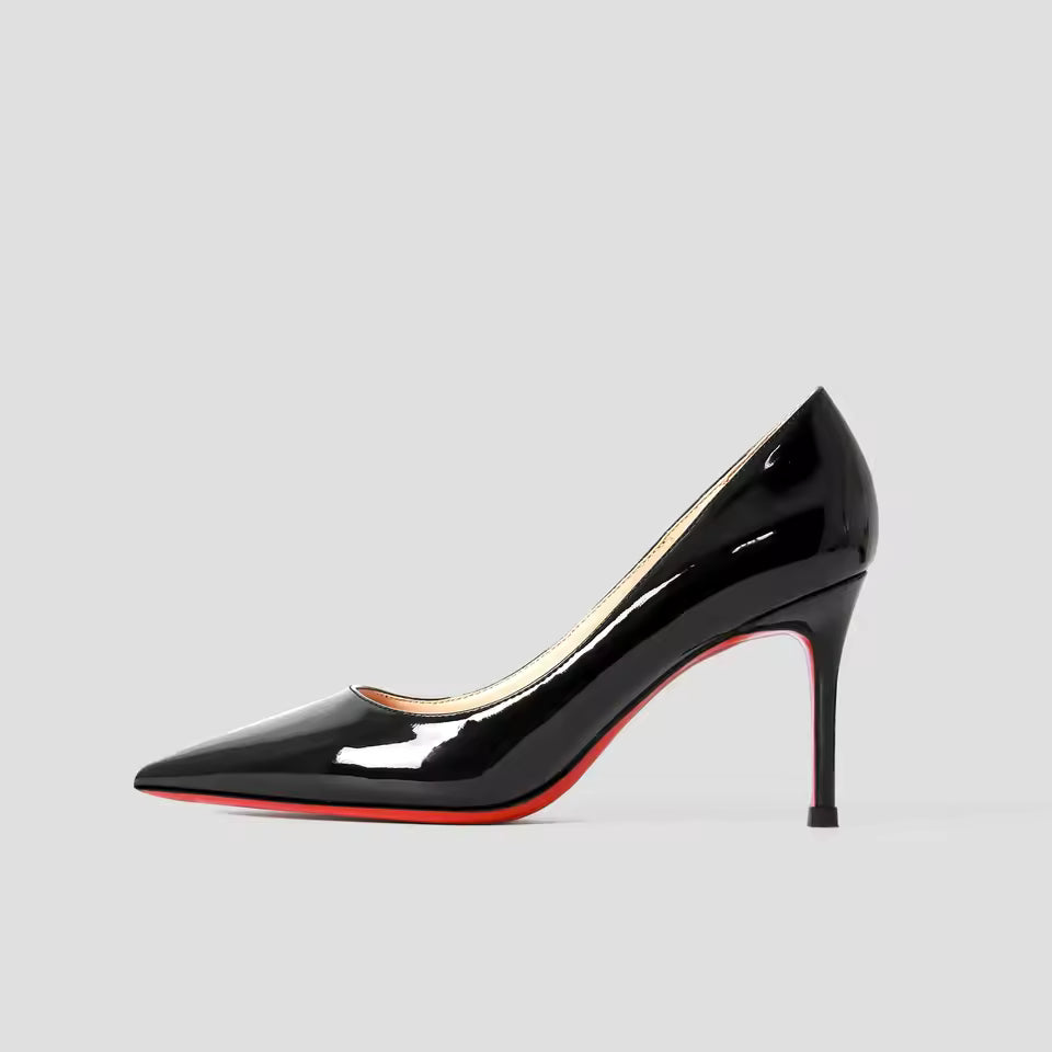 Trend Luxury Pumps Shiny Bottom Pointed Toe High Heels Party Elegant Shoe