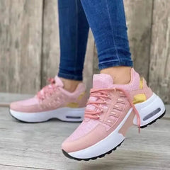 Casual Breathable Lightweight Non-Slip Wedge Heel Thick-Soled Outdoor Shoes