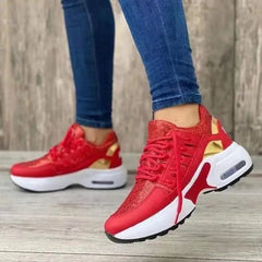 Casual Breathable Lightweight Non-Slip Wedge Heel Thick-Soled Outdoor Shoes