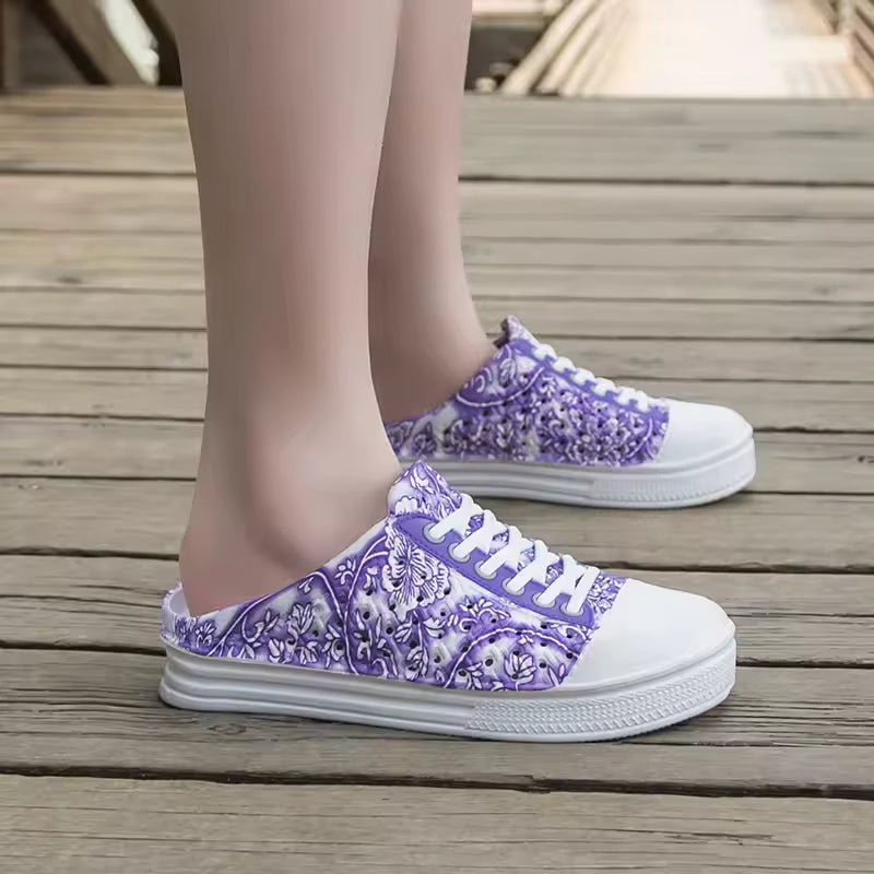 Casual Breathable Round Toe Comfortable Flats Sports Shoes