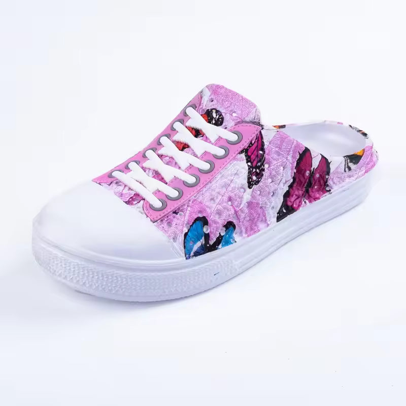 Casual Breathable Round Toe Comfortable Flats Sports Shoes