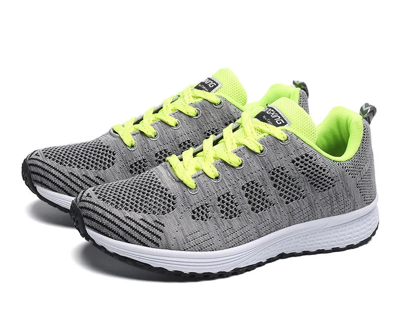Casual Breathable Walking Mesh Footwear Flat Shoes