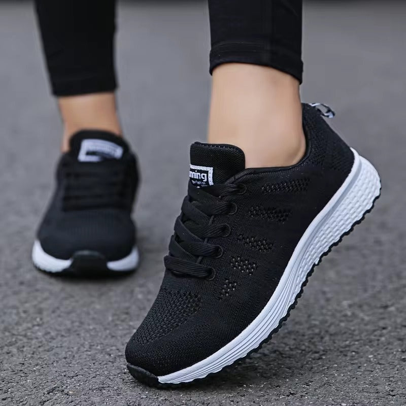 Casual Breathable Walking Mesh Footwear Flat Shoes