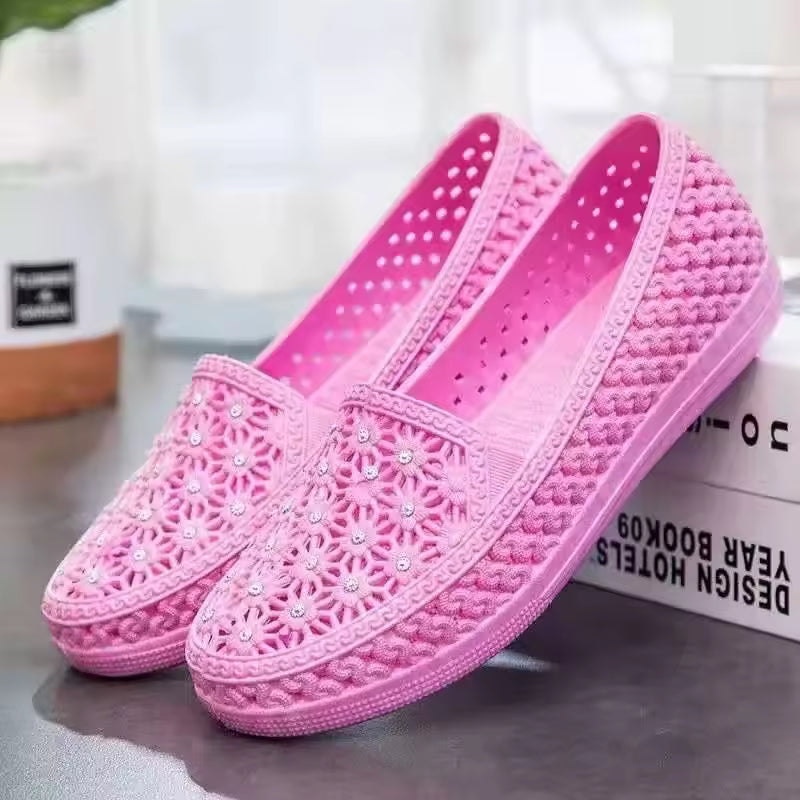 Casual Clip Toe Flat Flip Flops Beach PU Leather Slippers