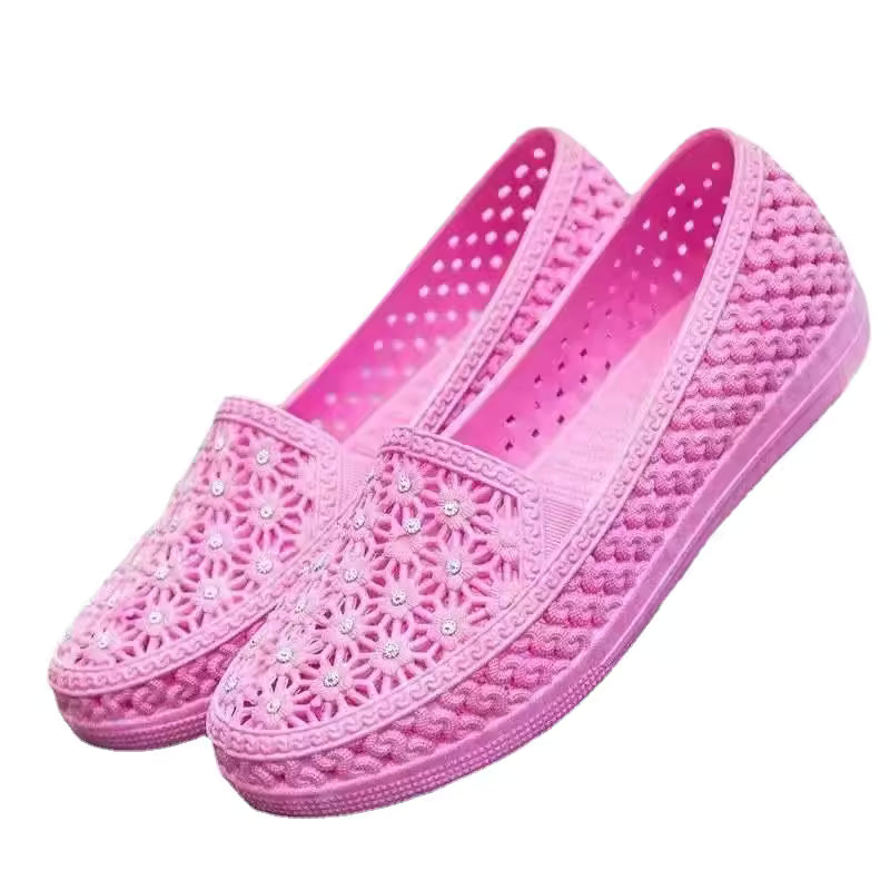 Casual Clip Toe Flat Flip Flops Beach PU Leather Slippers
