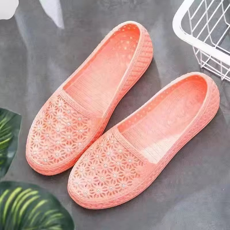 Casual Clip Toe Flat Flip Flops Beach PU Leather Slippers