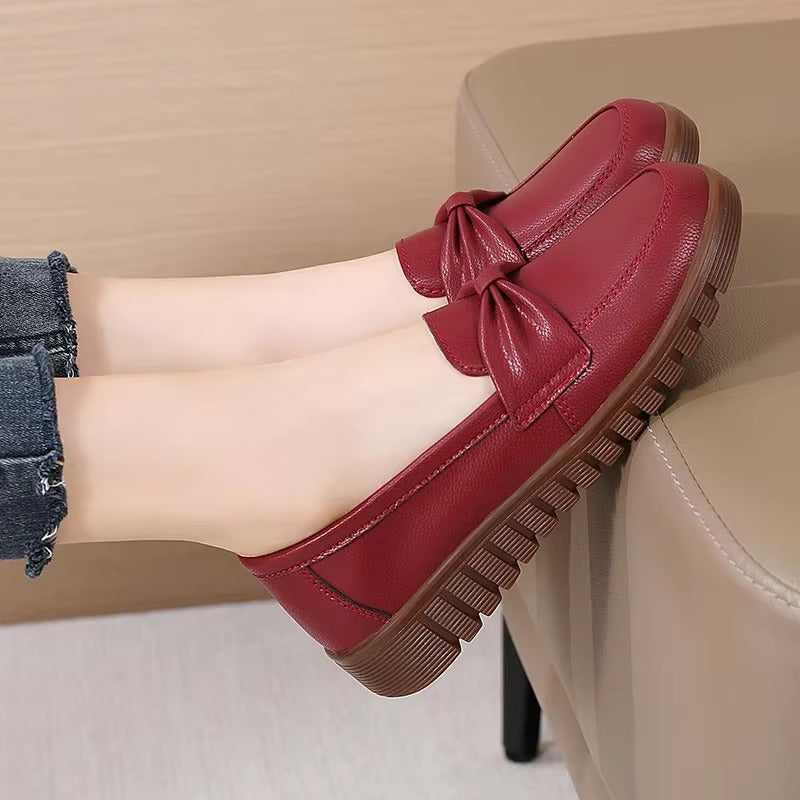 Casual Cloth Sweet Bread Flat Ballet Dance Office Work Shoes