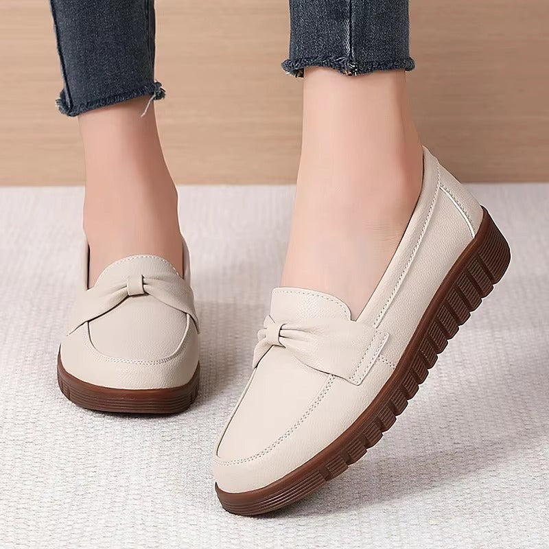 Casual Cloth Sweet Bread Flat Ballet Dance Office Work Shoes