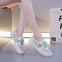 Casual Comfort Mesh Breathable Lace Up Tennis Light Hollow Shoes
